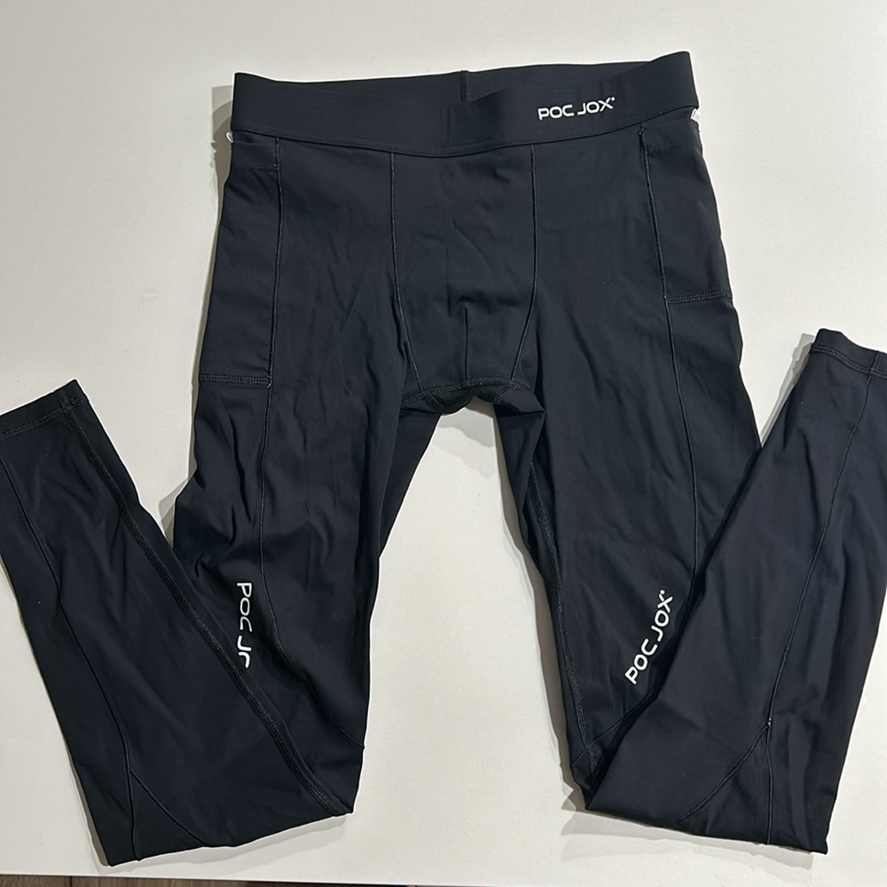 Men's Black Compression Tights - Picture 3 of 6